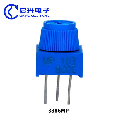 3386P-1-103 10K 1k 2k 5k 10k 20k 0.5W 1/2W PC Pins Through Hole Trimmer Potentiometer Cermet 1 Turn Top Regolazione