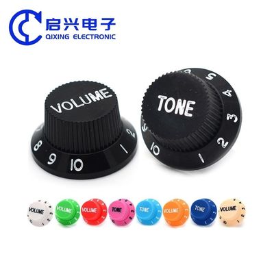 Controllo della velocità della chitarra elettrica su misura Volume e Tone Knobs Surface Mount