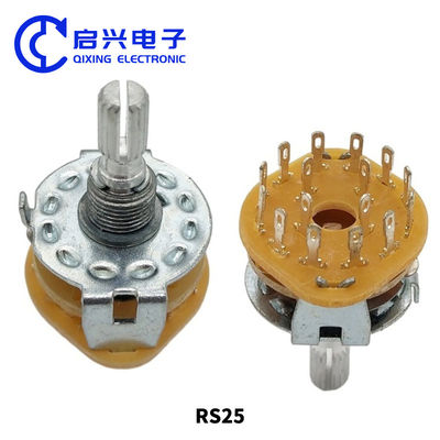 RS25 Selettore di banda generico Interruttori rotanti Interruttore di banda DC30V 0.3A
