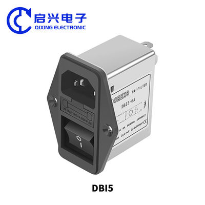 DBI5 Filtro di alimentazione a presa IEC con fusibile e interruttore 1A-10A Filtro di linea EMI
