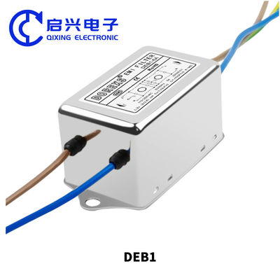 Filtro EMI monofase della serie DEB1 220VAC 3A-20A Filtro di linea di alimentazione