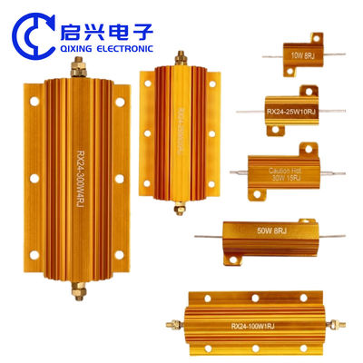 RX24 50W 6RJ 6Ohm 8Ohm 10Ohm 8R Canbus 500 Watt 5 Ohm Resistore ad alta tensione Resistore di carico di potenza 50w 6rj