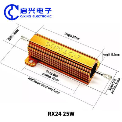 RX24 Gold Aluminum Housed Wirewound Power Resistor resistore di potenza resistore di frenata dinamica