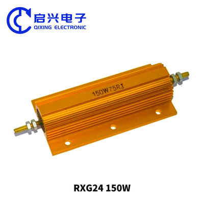 Rxg24 resistore a ferita di filo 25W 50W 75W 100W 200W 300W 500W resistore a guscio in oro ad alta potenza