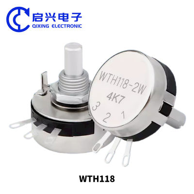 WTH118-2W 100k Potenziometro a doppia banda con interruttore a carbonio con rotazione lineare variabile
