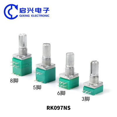 RK097NS Interruttore di potenziometro rotativo a singolo albero F B10K B20K B50K B100K