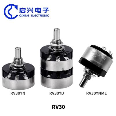Potenziometro a pellicola di carbonio a bobina singola con interruttore RV30YN20S RV30YNME20S B502 5K