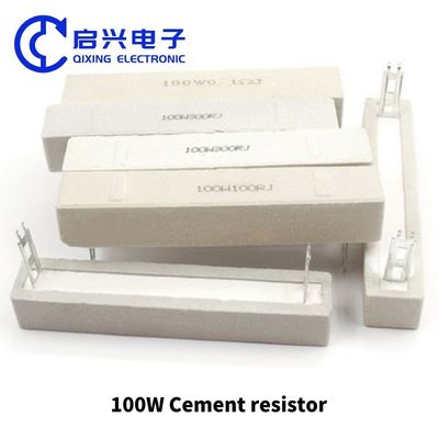 Fabbrica cinese Resistore 1W 2W 3W 5W 11W 15W 17W 20W 25W ceramico Resistore di cemento Resistori di cemento
