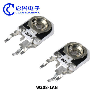 W208 Serie Resistenza regolabile single coil Potenziometro in vetro vetrato in ceramica 0,5w