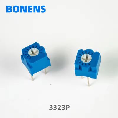 3323P Potenziometro a singolo giro di vetro vetrato in vetro 1K2K 5k 10k 20k 50K 100K Resistore regolabile di precisione