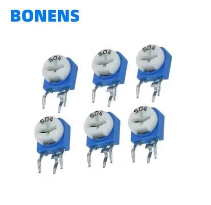 WH06 Potenziometri per trimmer 100R-1M RM065 Resistenza regolabile 0.1w Potenziometro scorrevole verticale B50k da 9 mm