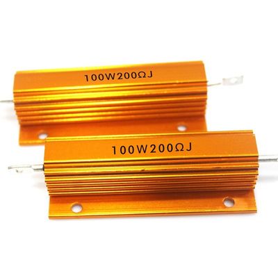 Termini filettati a filo di 100W 3R 6R resistore al freno in custodia in alluminio resistore al freno a filo