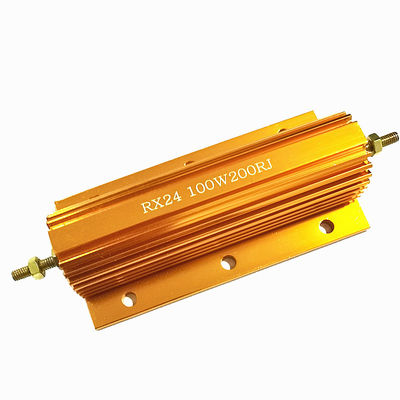 RX24 100W oro alluminio alloggiato Wirewound resistore di potenza resistore di potenza resistore di frenatura dinamica