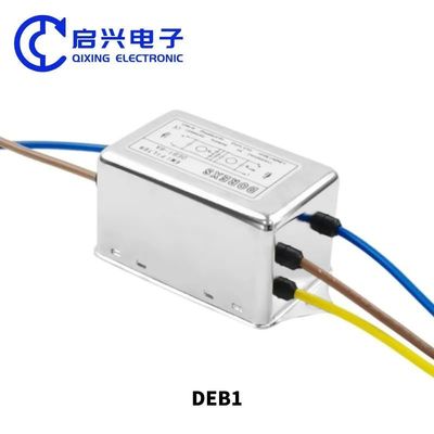 DEB1 Filtro di potenza 220v 20a Filtro di emissione di potenza 20a Fabbricante Filtro di emissione di emissione di potenza industriale monofase AC 1A 3A 6A 10A