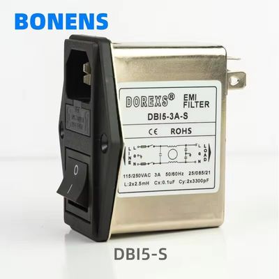 Filtro EMI DBI5-S con doppio fusibile e interruttore per acquisti all'ingrosso e ordine minimo basso