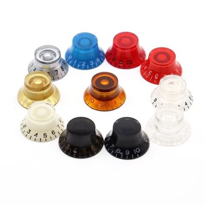 Multi Colore Chitarra elettrica Volume Tone Buttone Top Hat Diretto Guitarra velocità Controllo Buttone di plastica
