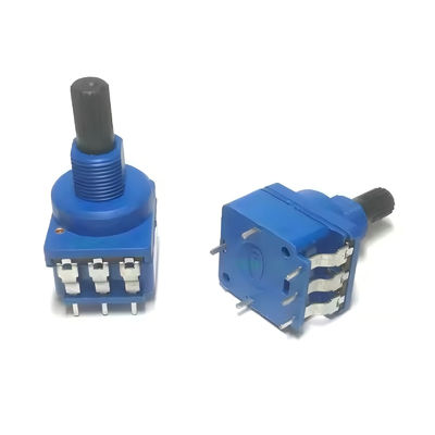 WH116AK serie 10A Alto corrente di plastica a spirale lunga vita Potenziometro rotativo Potenziometro antipolvere per dimmer