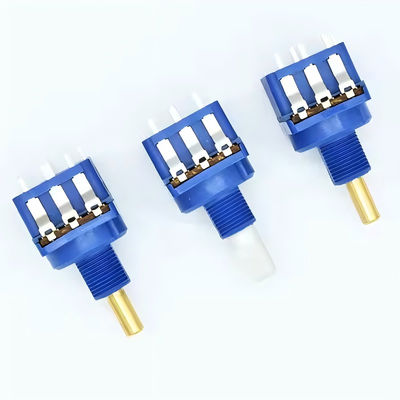 Serie WH116AK Potenziometro a doppio controllo a dimmificazione B500K a 5 pin con interruttore rotativo