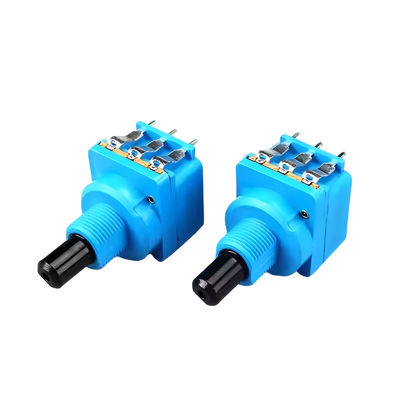 Serie WH116AK Potenziometro a doppio controllo a dimmificazione B500K a 5 pin con interruttore rotativo