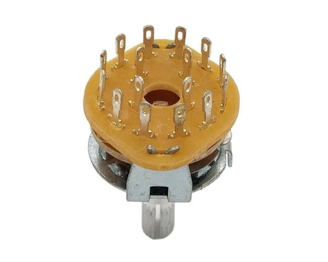 6 mm di diametro dell'albero Interruttori rotanti per applicazioni pesanti Torsione di rotazione 3kgf.cm Max 3