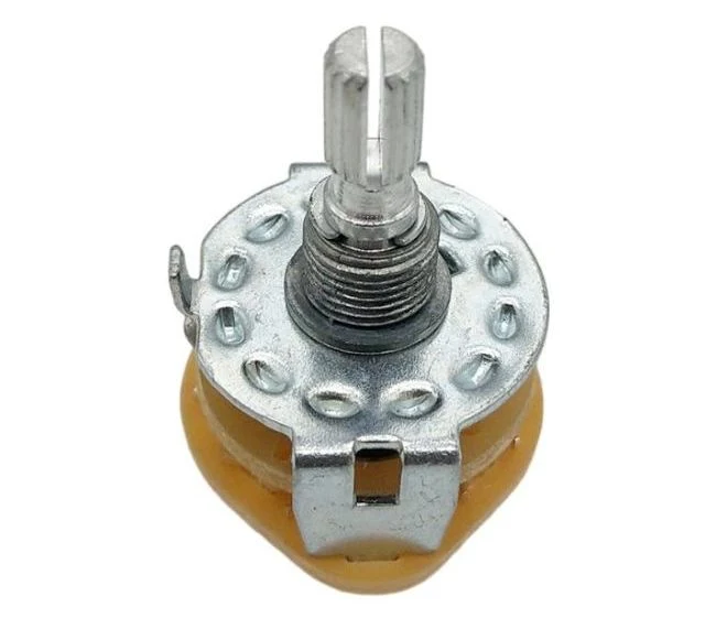 6 mm di diametro dell'albero Interruttori rotanti per applicazioni pesanti Torsione di rotazione 3kgf.cm Max 2