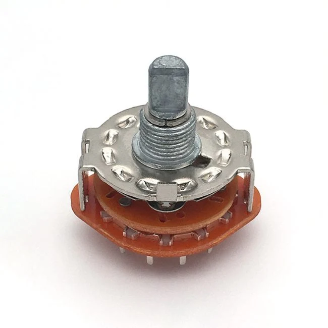 6 mm di diametro dell'albero Interruttori rotanti per applicazioni pesanti Torsione di rotazione 3kgf.cm Max 4