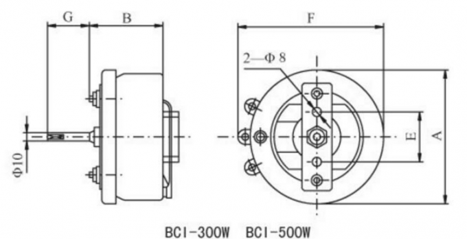 Potenziometro ad alta potenza a filo rotativo a disco reostatico ceramico resistore variabile 25W 50W BC1-50W BC1 5