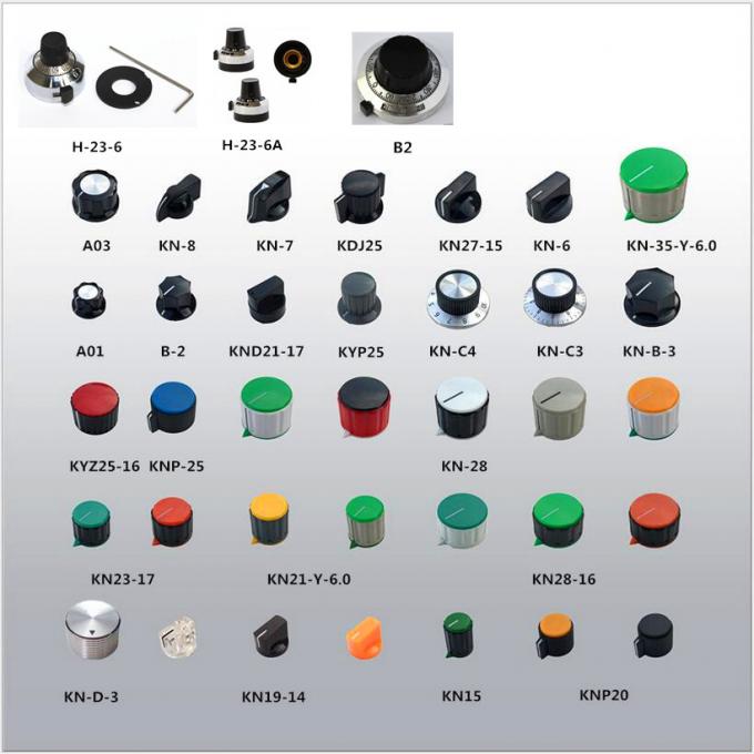 6X18T Manopola di controllo del volume della chitarra a spine 9