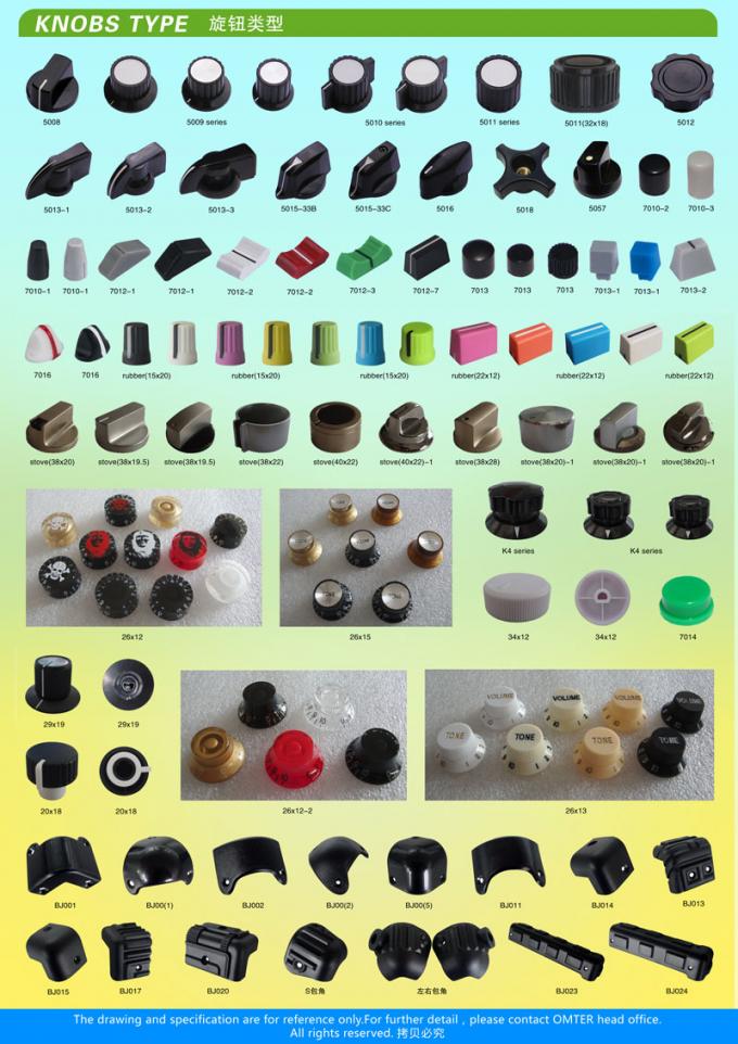 AG1 D Arco 15X16mm Punte di potenziometro in plastica Vari tipi di accessori elettronici 10