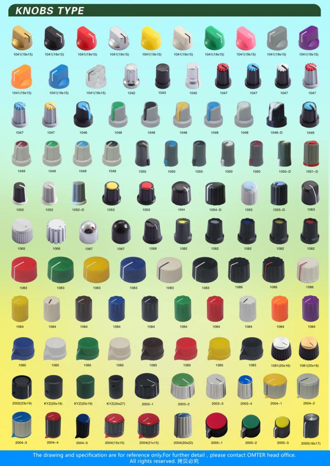 AG1 D Arco 15X16mm Punte di potenziometro in plastica Vari tipi di accessori elettronici 13