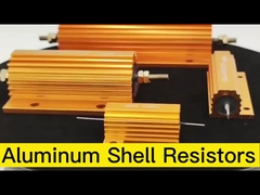 resistore a bobina di alluminio in oro
