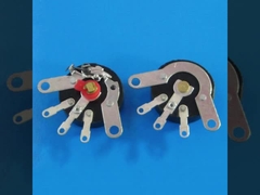 Potenziometro rotativo a pollice a film di carbonio lineare da 12 mm RV12 con interruttore