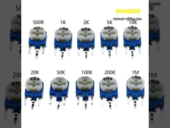 RM065 202 Resistore variabile in bianco e blu WH06-2 2K potenziometro orizzontale