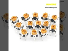 RM063 potenziometro trimmer a film di carbonio a giro singolo giallo 500 ohm 1k 5K 50K